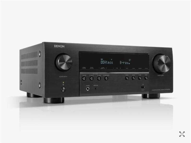 Fill medium size rooms with more refined sound from a 7.2 or 5.2.2 set up with Dolby Atmos and DTS:X. And with HEOS