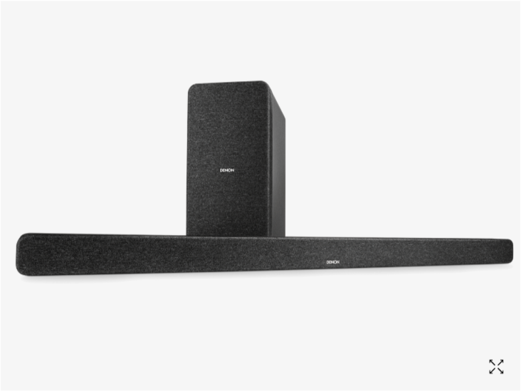 Large Sound Bar with Dolby Atmos and Wireless Subwoofer