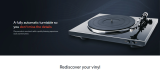 Automatic turntable with Moving Magnet cartridge, Integrated Phono Preamp