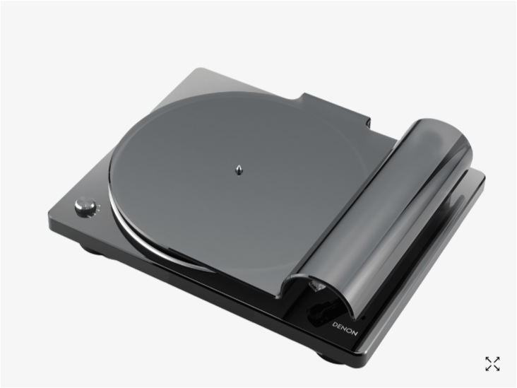 Hi-Fi belt-driven turntable, Speed auto sensor, Curved, horizontal tracking angled tonearm with auto-lift, Weighted platter, Supports 33 1/3 rpm, 45 rpm or 78 rpm records