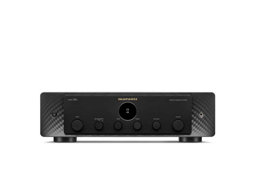 Network Integrated Amplifier with 60 watts per channel at 8 ohms. Features HEOS, Airplay2, WiFi, Bluetooth, HDMI ARC, Four gold plated CD and MM inputs, 2.1 ch subwoofer output