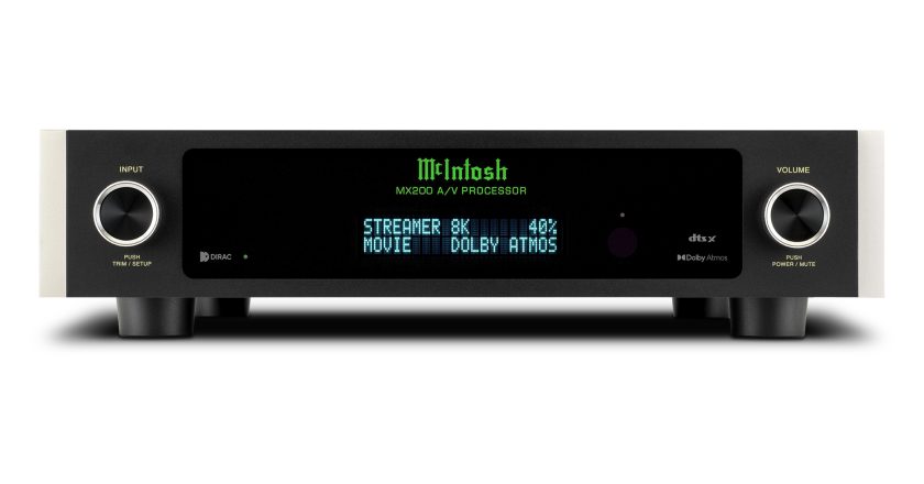 A/V Processor offers up to 11.2 channels of signal processing and can adapt seamlessly to various home theater configurations, ranging from 5.1 all the way up to 7.2.