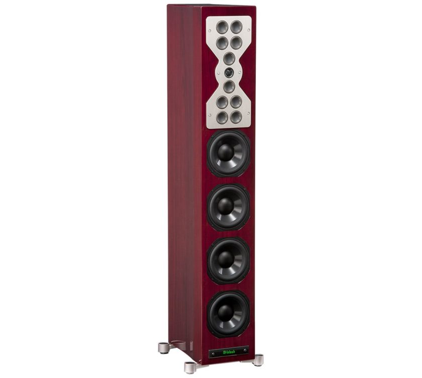 True 4-way Floor-Standing Tower Speaker, 30 Hz - 45 kHz Frequency Response, 4 x 6pulg LDHP Woofers, 8 x 2pulg Titanium Midrange, 2 x 2pulg Titanium Tweeters, 1 x 3/4pulg Titanium Super Tweeter, Dual