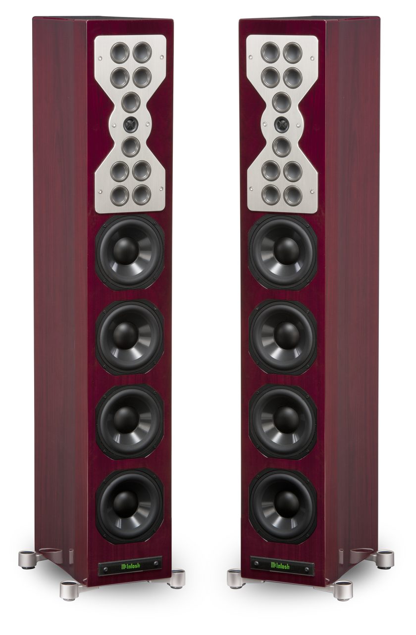 True 4-way Floor-Standing Tower Speaker, 30 Hz - 45 kHz Frequency Response, 4 x 6pulg LDHP Woofers, 8 x 2pulg Titanium Midrange, 2 x 2pulg Titanium Tweeters, 1 x 3/4pulg Titanium Super Tweeter, Dual
