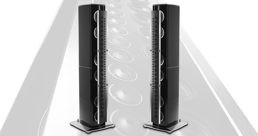 81 drives total a 2000 Watt power rating with a sensitivity of 90dB. Standing 7 feet (2.1 meters) tall