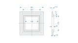 Revox Trimless Mounting Kit - I52 Speaker
