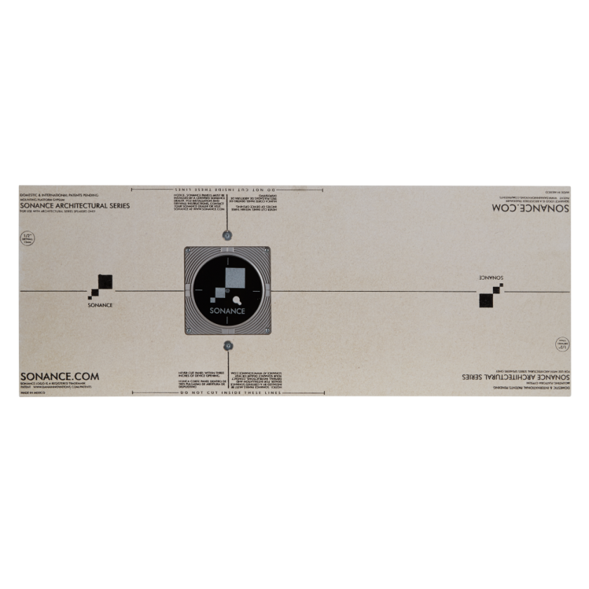 1/2IN GYP MP AS DISCREET ROUND  MOUNTING PLATFORMS