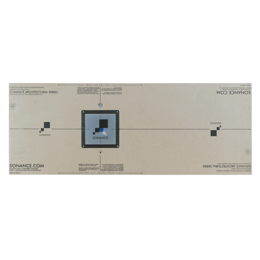 1/2IN GYP MP AS DISCREET SQUARE MOUNTING PLATFORMS