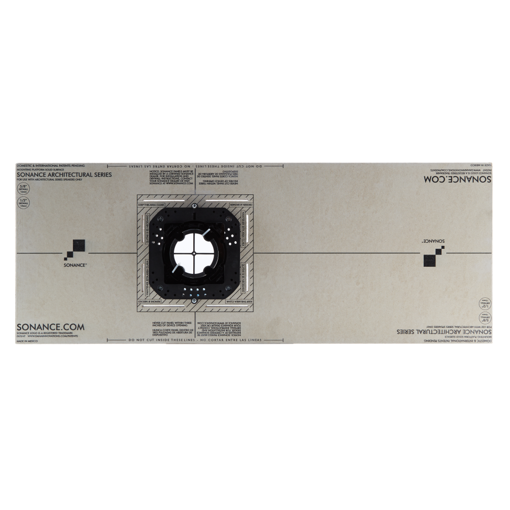 5/8IN SOLID SURFACE  AS DISCREET RS (One mounting platform for both round & square)