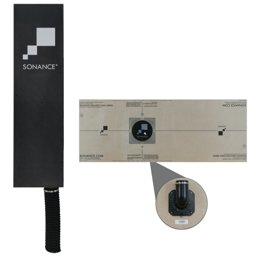 THINLINE 1/2 ROUND GYPSUM MOUNTING PLATFORM W/BPS6 THINLINE SUB KIT