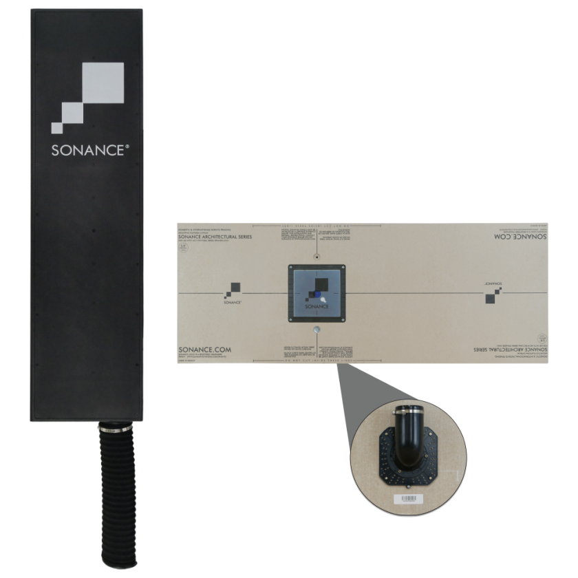 THINLINE 5/8 SQUARE GYPSUM MOUNTING PLATFORM W/BPS6 THINLINE SUB KIT