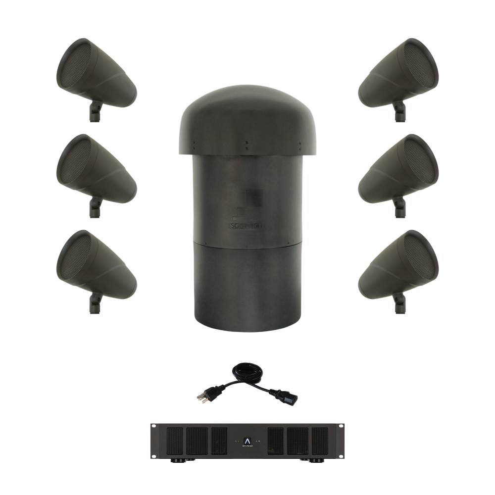 LS6T SAT/LS12T SUB - 6.1 SYSTEM W/ SONAMP DSP 2-750 MKII