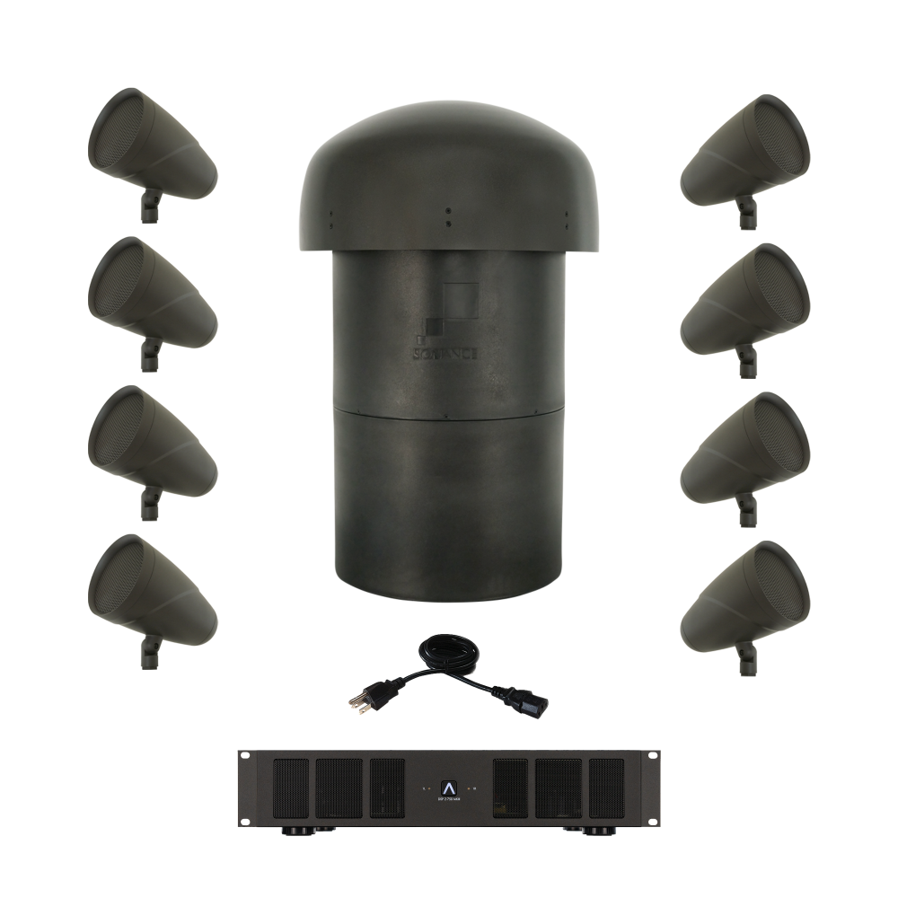 LS6T SAT/LS15T SUB - 8.1 SYSTEM W/ SONAMP DSP 2-750 MKII