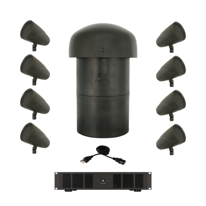 LS6T SAT/LS15T SUB - 8.1 SYSTEM W/ SONAMP DSP 2-750 MKII