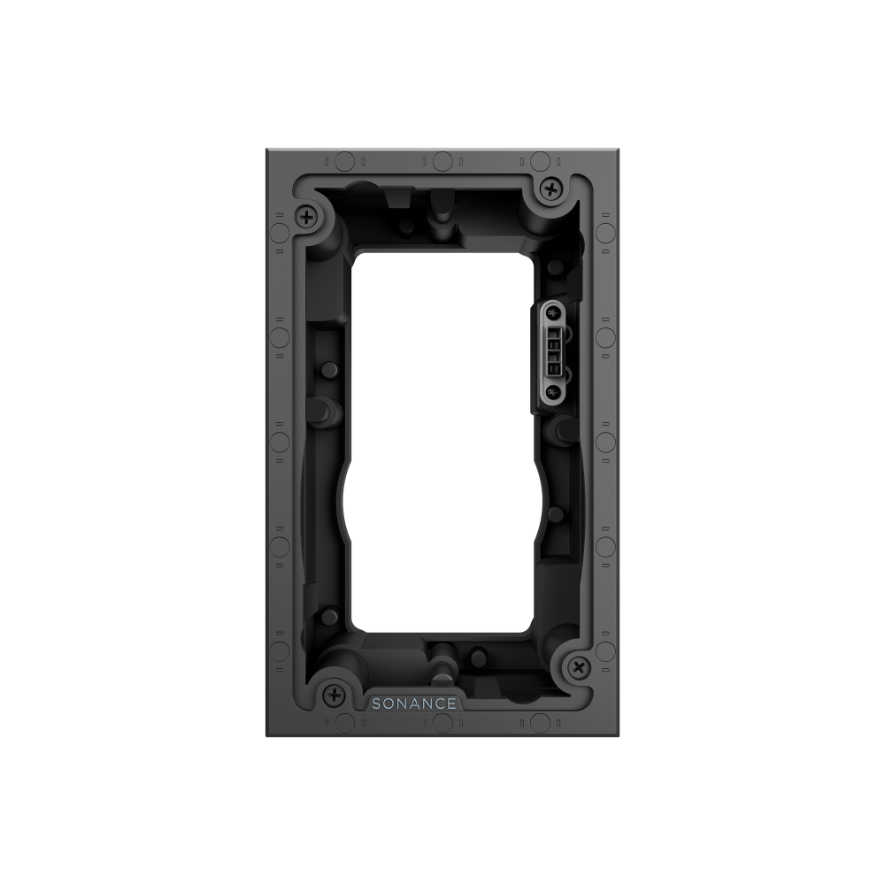 VX 4" RECTANGLE FLEX FRAME AND PLUG (GRILLE NOT INCLUDED)