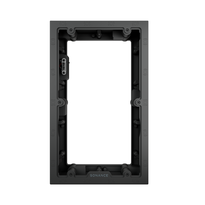 VX 8" RECTANGLE FLEX FRAME AND PLUG (GRILLE NOT INCLUDED)