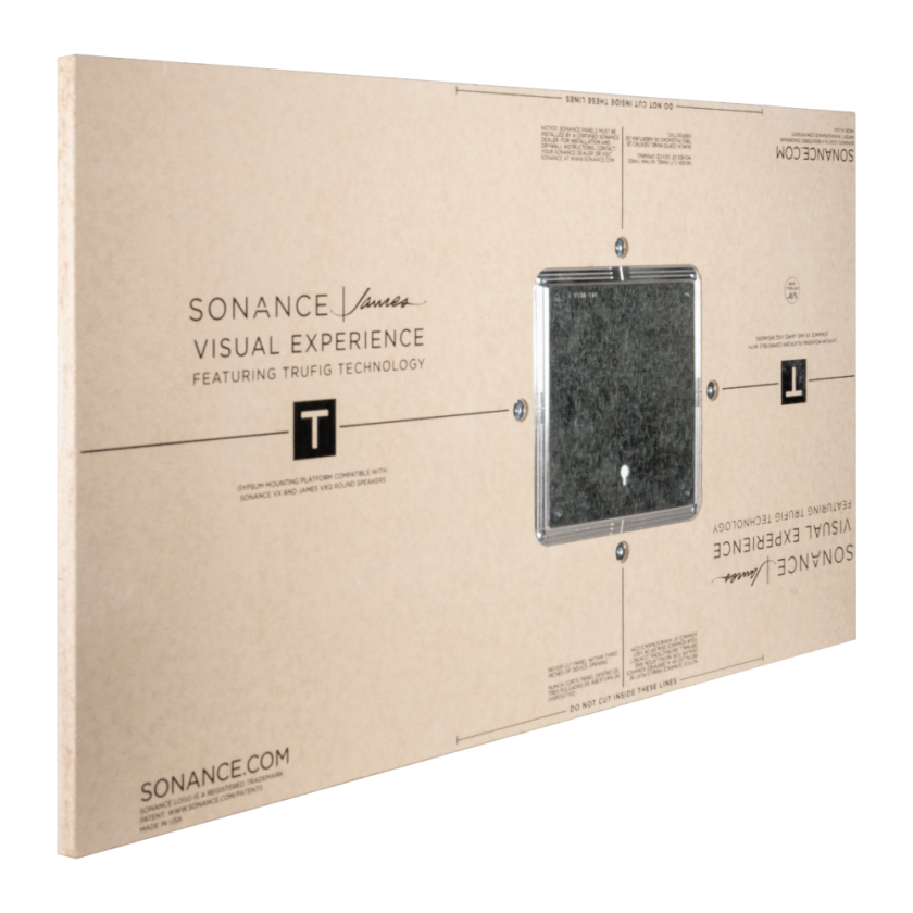 VX4 SQUARE TRUFIG 5/8" GYPSUM MOUNTING PLATFORM