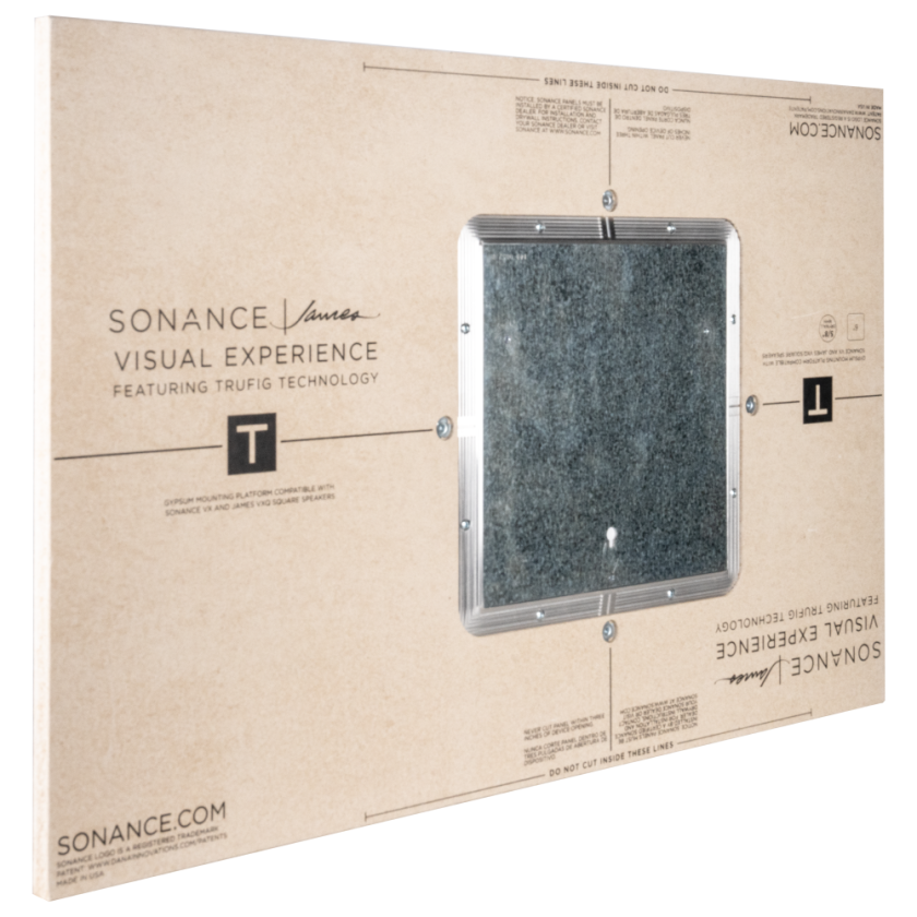 VX6 SQUARE TRUFIG 5/8" GYPSUM MOUNTING PLATFORM