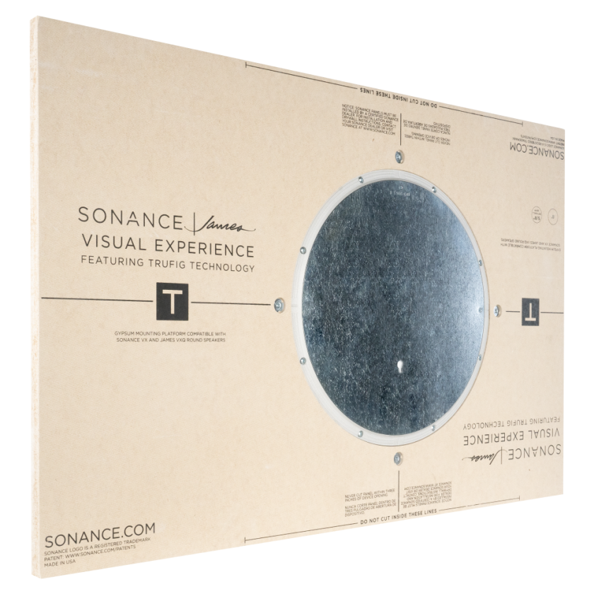 VX8 ROUND TRUFIG 5/8" GYPSUM MOUNTING PLATFORM