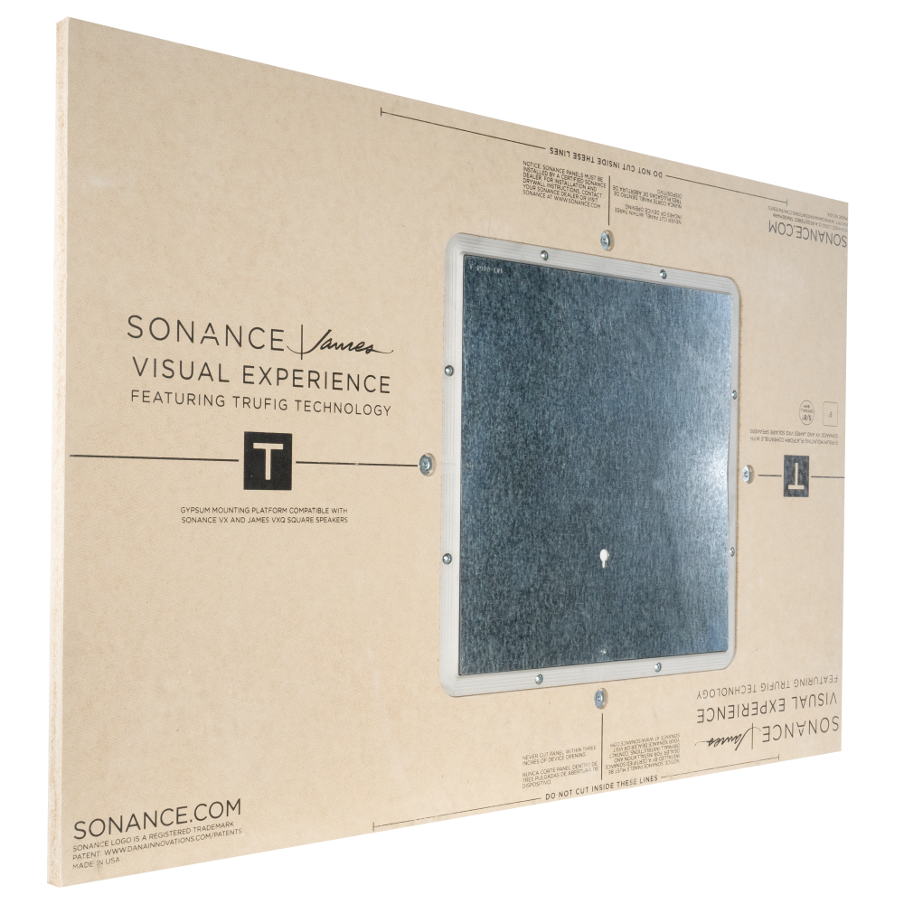 VX8 SQUARE TRUFIG 5/8" GYPSUM MOUNTING PLATFORM