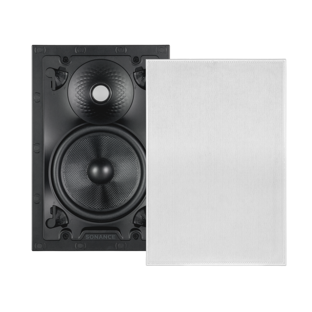 VX66 SST 6" RECTANGLE SINGLE STEREO SPEAKER W/ WHITE MICRO TRIM GRILLE NOW SHIPPING!
