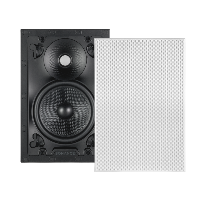 VX66 SST 6" RECTANGLE SINGLE STEREO SPEAKER W/ WHITE MICRO TRIM GRILLE NOW SHIPPING!