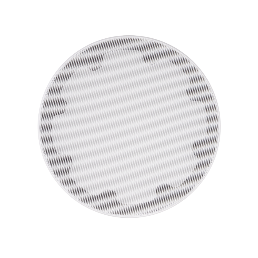 8" ROUND REPLACEMENT XPC MICRO TRIM GRILLE FOR VXXT AND VXQ 8" IN-CEILING - WHITE