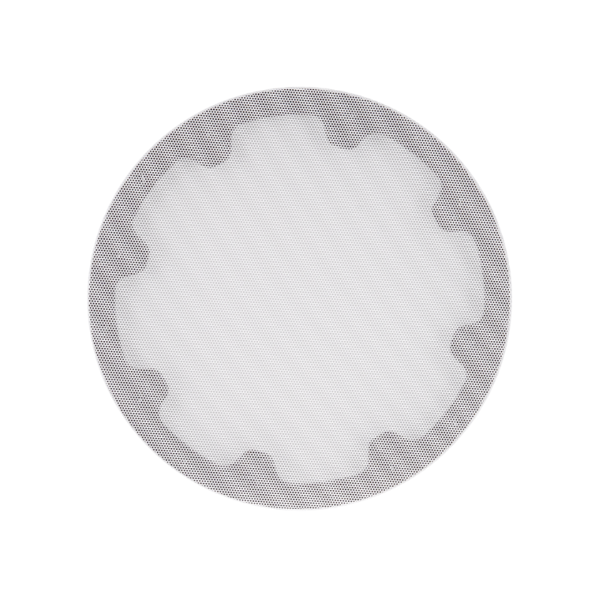 8" ROUND XPC TRIMLESS GRILLE FOR VXXT AND VXQ 8" IN-CEILING - WHITE