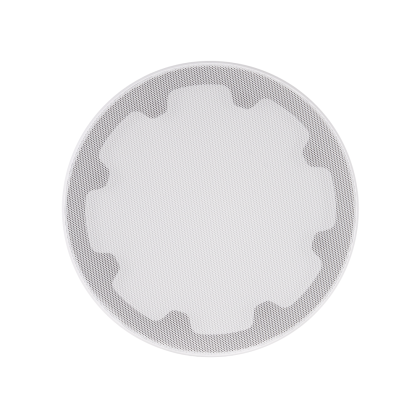 8" ROUND REPLACEMENT XPC MICRO TRIM GRILLE FOR VXXT 8" IN-CEILING WOOFER - WHITE