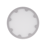 8" ROUND XPC TRIMLESS GRILLE FOR VXXT 8" IN-CEILING WOOFER - WHITE