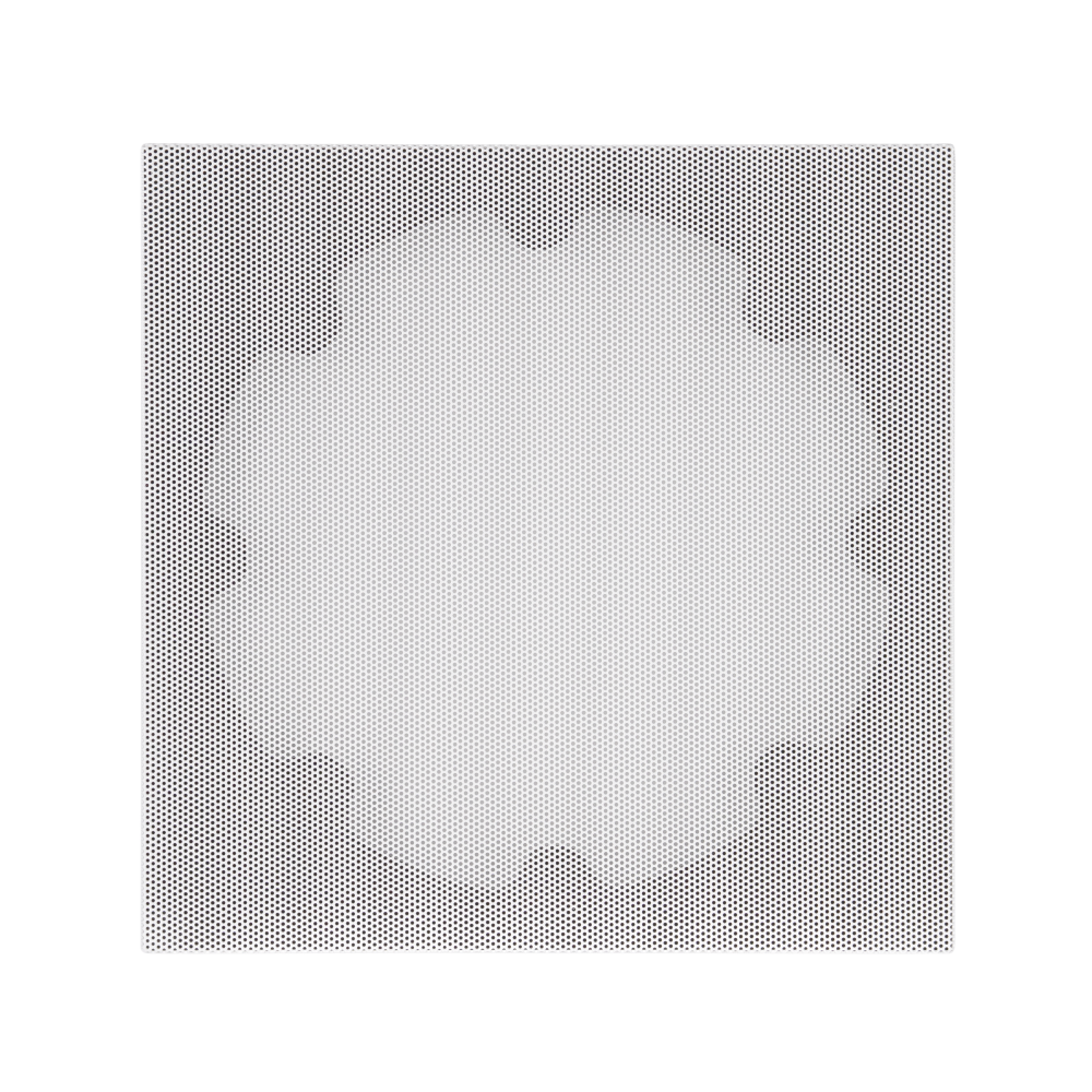 8" SQUARE ADAPTER W/ XPC TRIMLESS GRILLE FOR VXXT 8" IN-CEILING WOOFER - WHITE