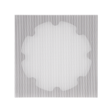 8" SQUARE ADAPTER W/ XPC TRIMLESS GRILLE FOR VXXT 8" IN-CEILING WOOFER - WHITE