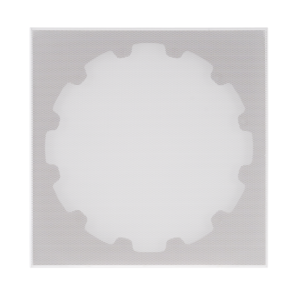 10" SQUARE ADAPTER W/ XPC MICRO TRIM GRILLE FOR VXXT 10" IN-CEILING WOOFER - WHITE