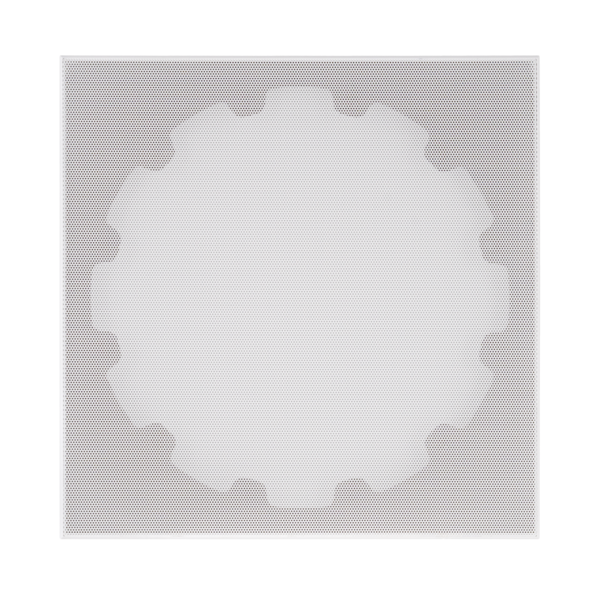 10" SQUARE ADAPTER W/ XPC MICRO TRIM GRILLE FOR VXXT 10" IN-CEILING WOOFER - WHITE