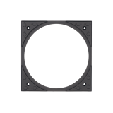 VX4SQ SQUARE MICRO TRIM GRILLE WITH ADAPTER